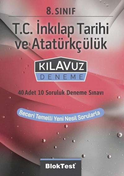 8.Sınıf  Tc.İnkılap Tarihi Kılavuz Deneme -  Bloktest Yayınları