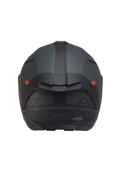 Mts X340 Thunder Fullface Kask Camlı Mat Siyah Gri Kırmızı