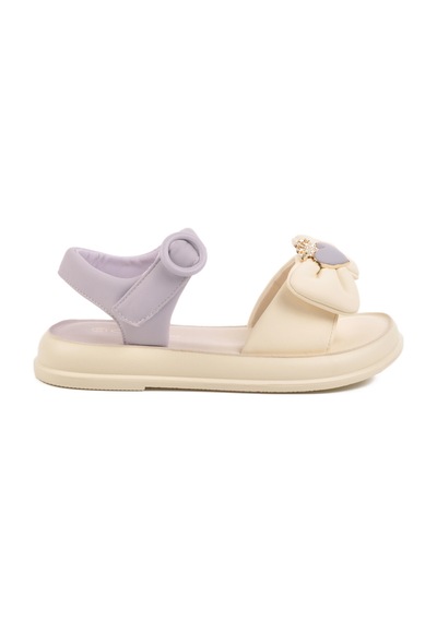 Guja Lila Hafif Esnek Taşlı Kız Çocuk Sandalet 25y600-5 F LILA