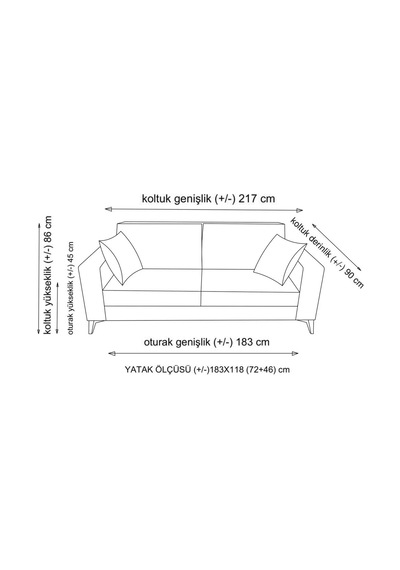 Kristal 3+3 Koltuk Takımı Bej