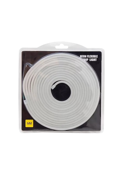 Sh Powermaster Pm-17903 Silikon Kaplamalı 12 Volt 5 Metre Rgb Neon Led Şerit Aydınlatma Najmaddin