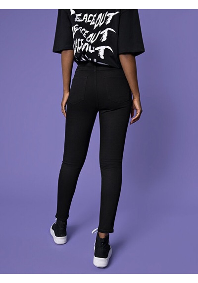 Natalie Skinny Fit Kadın Pantolon siyah
