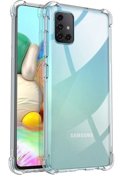 Galaxy A71 Köşeleri Airbagli Ultra Koruma Şeffaf Zırh Kılıf