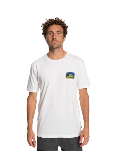 Quiksilver Colour Flow Erkek Tişört Beyaz