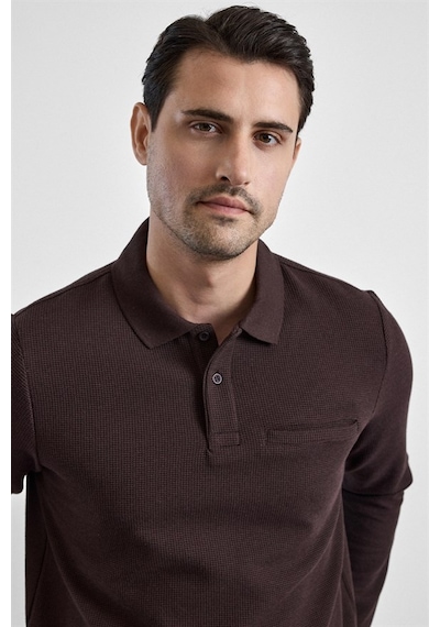 Süvari Koyu Kahve Regular Düz Fermuarlı Polo Yaka Sweatshirt Sw2013700028-kh9 Koyu Kahverengi Süvari Koyu Kahve Regular Düz Fermuarlı Polo Yaka Sweatshirt Sw2013700028-kh9 Koyu Kahverengi