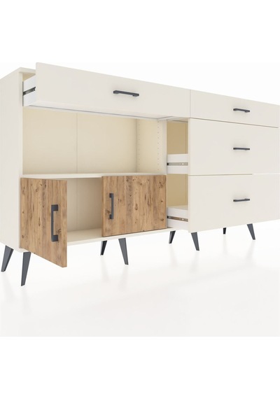 Arges Konsol Tek Raflı 4 Çekmeceli 2 Kapaklı 176x30x99 Aytaşı-çam Aytaşı-çam/aytaşı Arges Konsol Tek Raflı 4 Çekmeceli 2 Kapaklı 176x30x99 Aytaşı-çam Aytaşı-çam/aytaşı