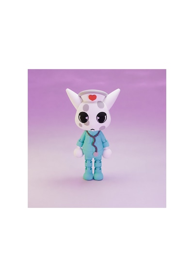 Roblox Hayvan Hastanesi Baş Hemşire Eklemli Oyuncak Bacakları Ve Kolları Hareketli Figür Animal Hospital Head Nurse