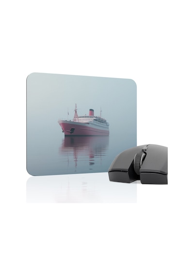 Gemi Ship Kaymaz Dikişli Kauçuk Oyuncu Mousepad V4 - 22x18 Gaming Mouse Pad Fare Altlığı