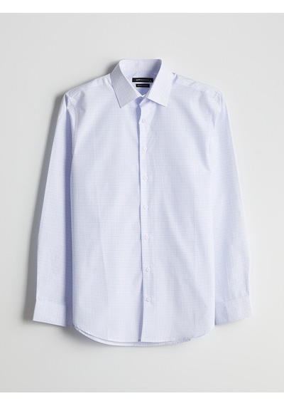 Lcw Busıness Mavi Regular Fit Uzun Kollu Poplin Erkek Gömlek