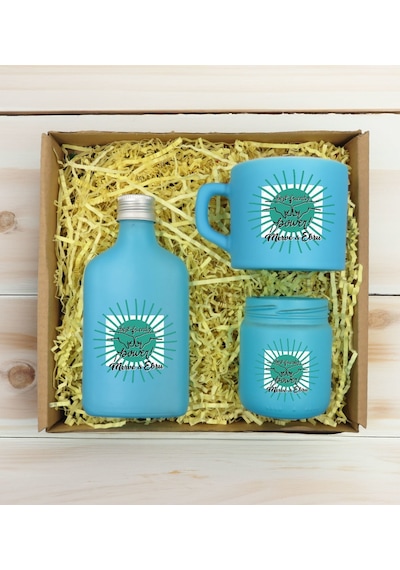 Bk Gift Kişiye Özel İsimli Dtf Best Friend Temalı Turkuaz Kahve Fincanı & Kolonya & Mum Hediye Seti-1, Arkadaşa Hediye, Doğum Günü Hediyesi Kobitmeyen