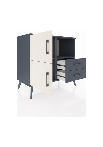 Hyperion Şifonyer 2 Raflı 2 Çekmeceli 2 Kapaklı 88x44x80 Antrasit-aytaşı/antrasit Aytaşı/antrasit Hyperion Şifonyer 2 Raflı 2 Çekmeceli 2 Kapaklı 88x44x80 Antrasit-aytaşı/antrasit Aytaşı/antrasit
