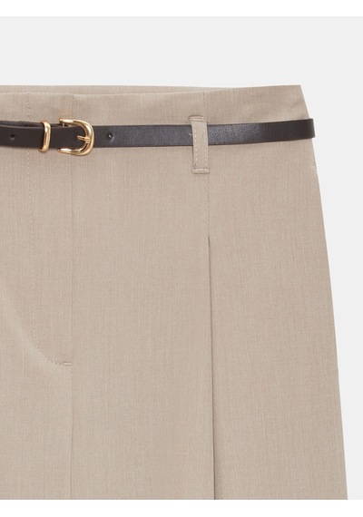 Dilvin 72646 Kemerli Palazzo Pantolon-camel