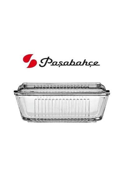 Paşabahçe Tereyağlık Kahvaltılık Cam Saklama Kabı 4'lü Set Şeffaf