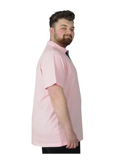 Mode Xl Büyük Beden T-Shirt Polo 73 22332 Somon 001