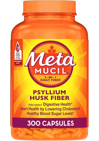 Metamucil 3-ın-1 Daily Fiber 300 Kapsül Usa Menşeii Dmmedicineden