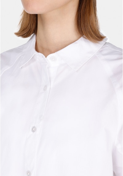 Colin's Colins Regular Fit Shirt Neck Düz Kadın Beyaz ¾ Kol Gömlek Cl1073336 Cl1073336 Q1.v1 Wht Beyaz