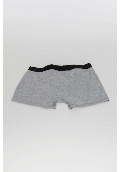 Redowl Baykuş Baskılı Gri 2'Li Boxer Gri