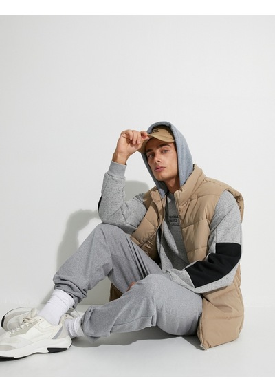 Koton Jogger Eşofman Altı Beli Bağcıklı Cep Detaylı Gri 4wam40003mk 4WAM40003MK027 Gri