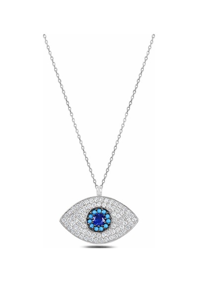 Çekirdekjewelry 925 Ayar Gümüş Nazar Boncuğu Göz Kolye Zirkon Taşlı Rose Kaplama Şık Kadın Kolyesi Gümüş Çekirdekjewelry 925 Ayar Gümüş Nazar Boncuğu Göz Kolye Zirkon Taşlı Rose Kaplama Şık Kadın Kolyesi Gümüş