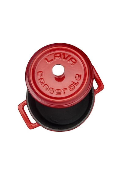Lava Metal Döküm Mini Tencere, 10 Cm, 0.35 L Hacim, Kırmızı Diğer