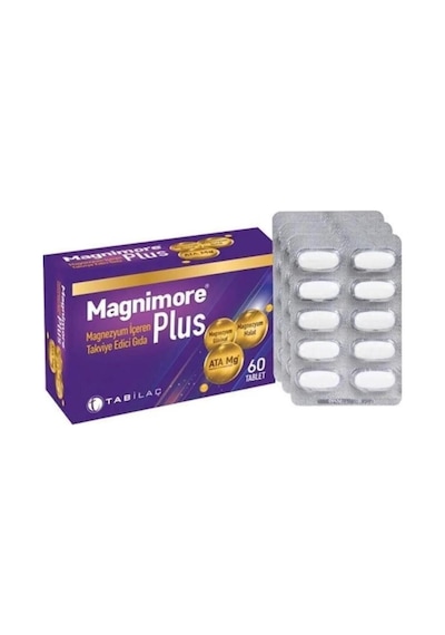 Plus 60 Magnezyum Içeren Takviye Edici Gıda