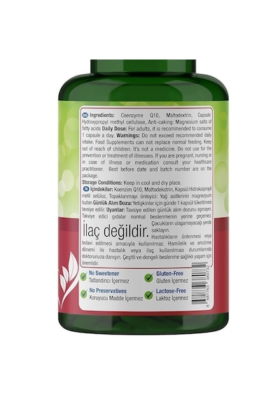 Natures Supreme Coenzyme Q10 100 Mg 60 Kapsül Aromasiz