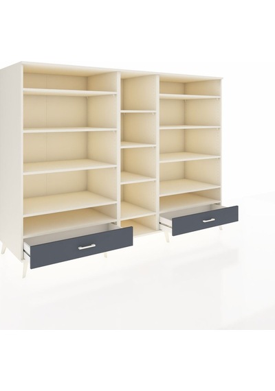 Kronos Dolap 14 Raflı 2 Çekmeceli 220x59x163 Aytaşı-aytaşı/antra Aytaşı-aytaşı/antrasit Kronos Dolap 14 Raflı 2 Çekmeceli 220x59x163 Aytaşı-aytaşı/antra Aytaşı-aytaşı/antrasit
