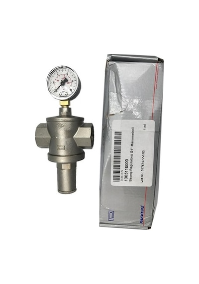 Pakkens Basınç Regülatörü Manometreli Dn 25 Pn 16 1"