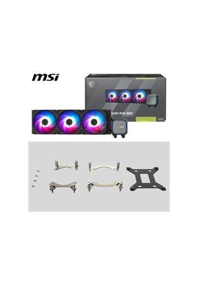 Msı 360mm Mag Corelıquıd A13 360 Argb Am5-1851p Sıvı Soğutmalı İşlemci Fanı