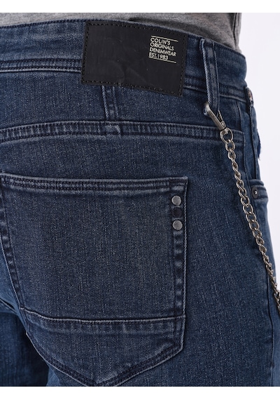 Colin's Colins 041 Danny Slim Fit Düşük Bel Düz Paça Koyu Mavi Erkek Jean Pantolon Cl1064342 001