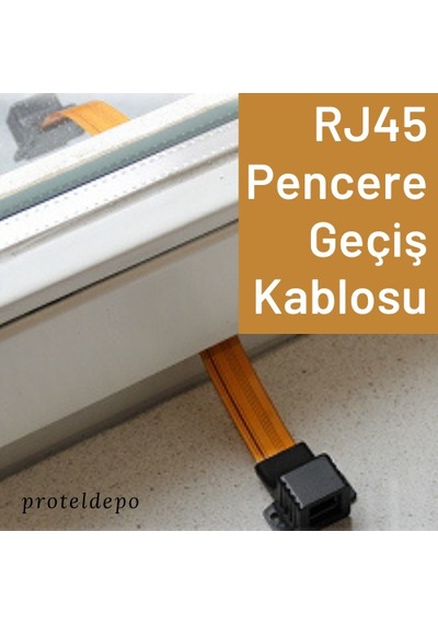 Irenis Rj45 Ethernet Pencere Geçiş Kablosu 10 Mbps