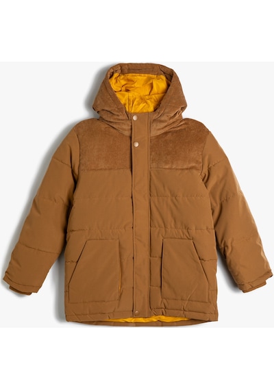 Koton Oversize Şişme Mont Kapüşonlu Astarlı Cepli Fermuarlı Kadife Kumaş Detaylı Kahverengi 4wkb00006tw 4WKB00006TW532 Kahverengi Koton Oversize Şişme Mont Kapüşonlu Astarlı Cepli Fermuarlı Kadife Kumaş Detaylı Kahverengi 4wkb00006tw 4WKB00006TW532 Kahverengi