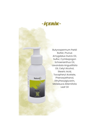 Natexia Çocuklar İçin Scaderm Sülfür&tto Vücut Losyonu 100 Ml