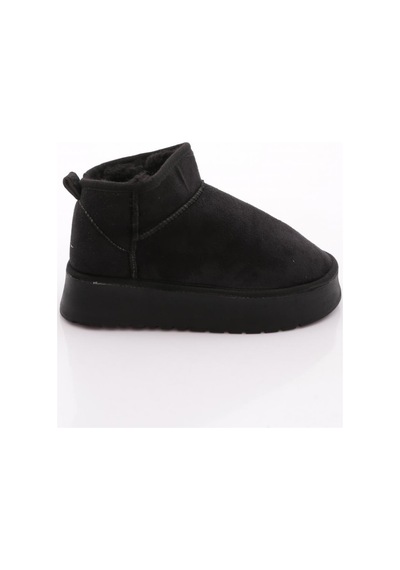 Dgn Cozy Kadın Ugg Bot Siyah