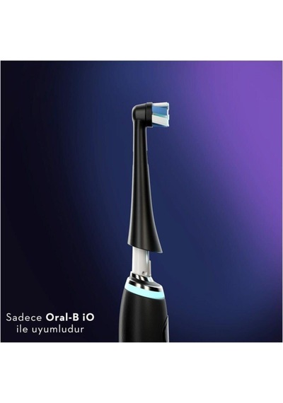 Oral-b Io Ultimate Clean Siyah Diş Fırçası Yedek Başlığı 2 Adet Florürsüz Ve Bpa İçermez