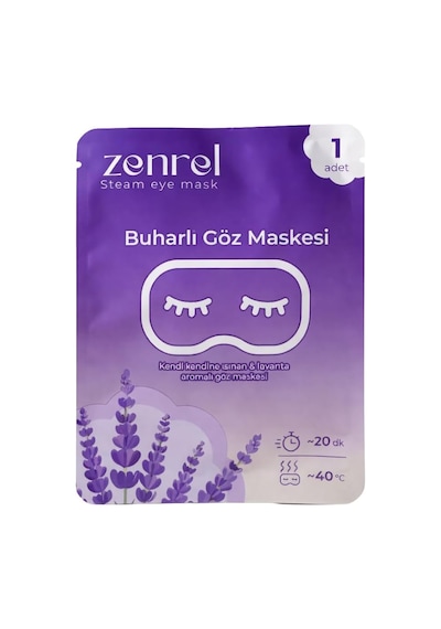 Kendiliğinden Isınan Buharlı Göz Maskesi, Lavanta Kokulu, 20 Dakika Sıcaklık, Göz Yorgunluğu Ve Uyku İçin, 10 A