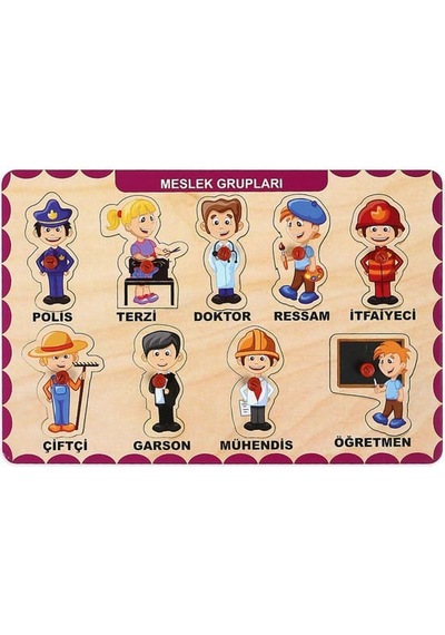 Iş Teknik Tutmalı Puzzle Meslek Grupları