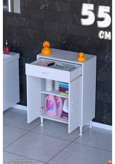 Emir 55 Cm Çok Amaçlı 1 Çekmeceli 1 Kapaklı 1 Raflı 2 Bölmeli Dolap 55 Cm Emir 55 Cm Çok Amaçlı 1 Çekmeceli 1 Kapaklı 1 Raflı 2 Bölmeli Dolap 55 Cm