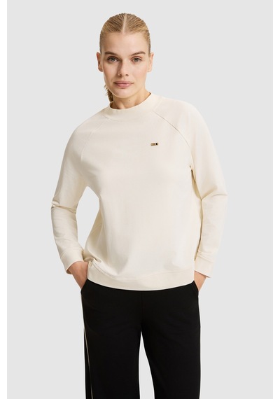U.S. Polo Assn. Kadın Krem Bisiklet Yaka Basic Sweatshirt 50328980-vr071