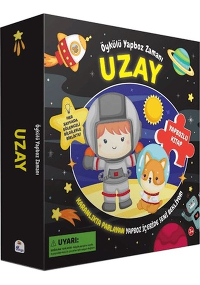 Öykülü Yapboz Zamanı - Uzay - Uapj-764609
