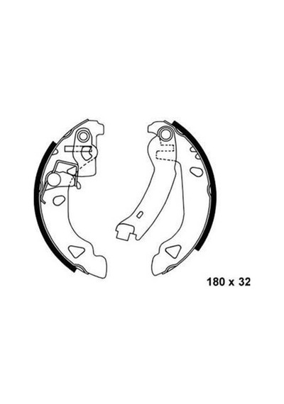 BOSCH 986487317 KAMPANA BALATA BRAVA 95- BRAVO 95- PUNTO 93-00 18