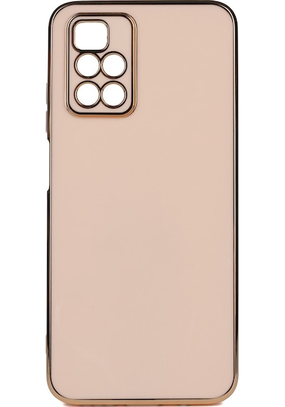 Xiaomi Redmi 10 2022 Kılıf Zore Bark Kenarları Altın Renk Kılıf