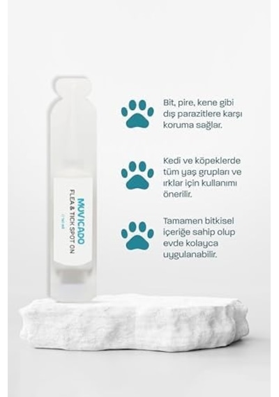 Kedi Köpek Worm Stop İç Dış Parazit Damla Tablet Seti