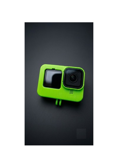 Gopro Hero 9-10-11-12 Uyumlu Yumuşak Kırılmaz Kılıf Yeşil