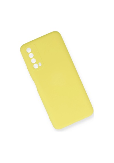 Newface - 145 - Huawei P Smart 2021 Kılıf Nano İçi Kadife Silikon - Novapazr - - Sarı