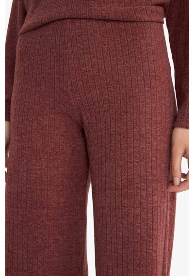 Defacto Straight Fit Düz Paça Selanik Kumaş Pantolon E9910ax25wnbr330 Bordo-br330