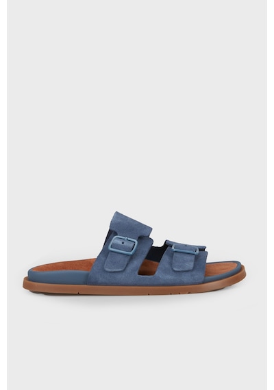 Camper Çift Bantlı Süet Sandalet Bayan Sandalet K201881-004 Mavi