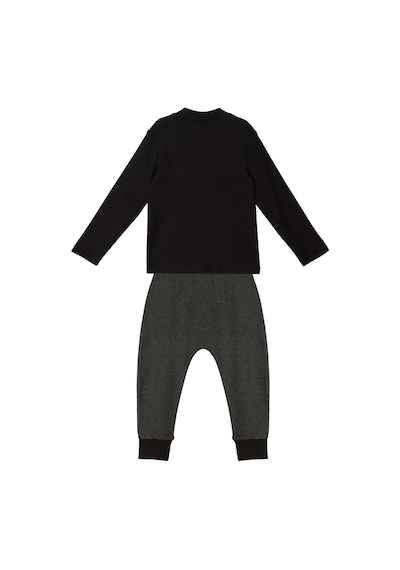 Denokids Süper Kahraman Erkek Çocuk Kışlık T-shirt Pantolon Takım