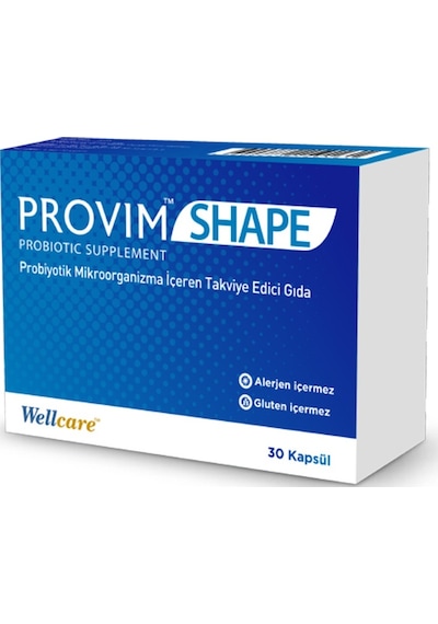 Wellcare Provim Shape Takviye Edici Gıda 30   Kapsül