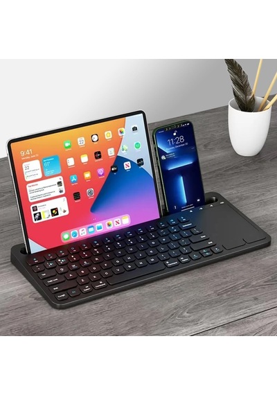 Coverzone Şarjlı Bluetooth Touchpad Klavye Dual Bağlantı Huawei Matepad 11.5 Uyumlu Hızlı Ve Kolay Kablosuz Bağlantı Tablet Ve Telefon İle Kullan Türkçe Q Klavye Zr731 Sku: Zeusstk2d719f0008